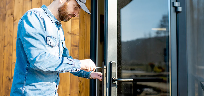 Frameless Glass Storefront Door Locks Replacement in Redondo Beach, CA